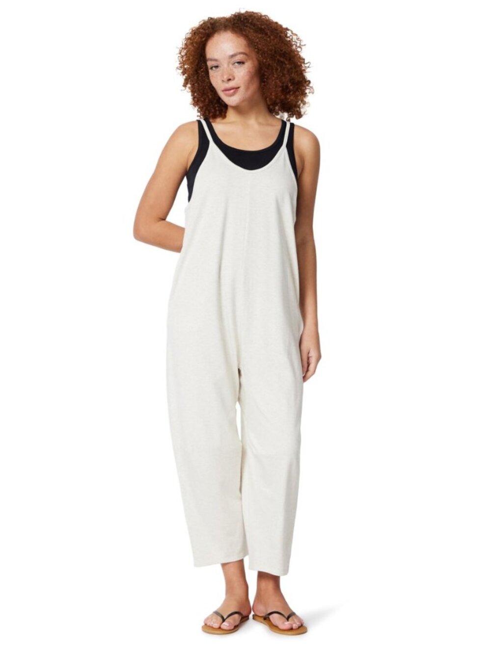 Women's Oversized-Fit Sleeveless Jumpsuit
